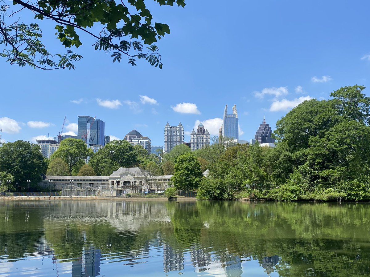 Piedmont Park is a fantastic spot for an urban run. One of the best.