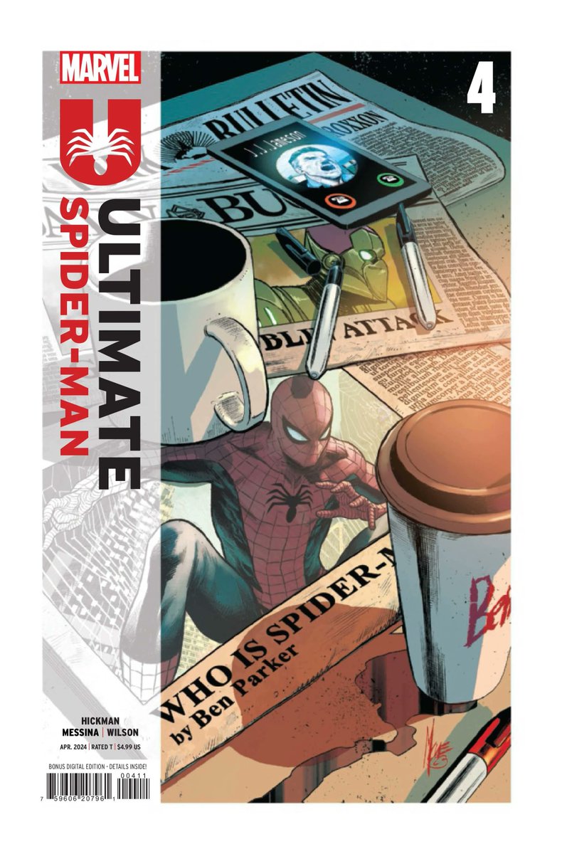 Preview de Ultimate Spider-Man #4 par Jonathan Hickman, David Messina et Matt Wilson chez @Marvel #MarvelComics #UltimateSpiderMan #UltimateSpiderMan #MarvelUltimate buzzcomics.net/showpost.php?p…