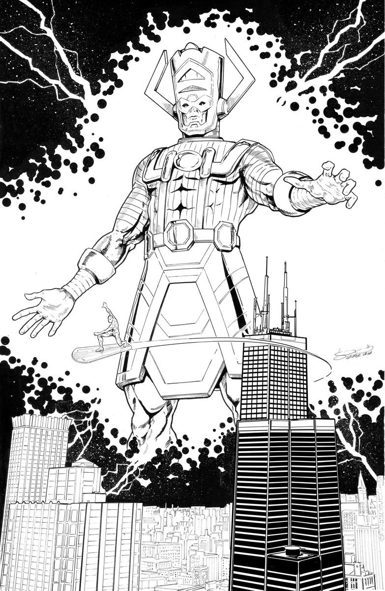 Look who else is coming to Chicago. Colors in the works! #c2e2 #georgevegaart #willistower