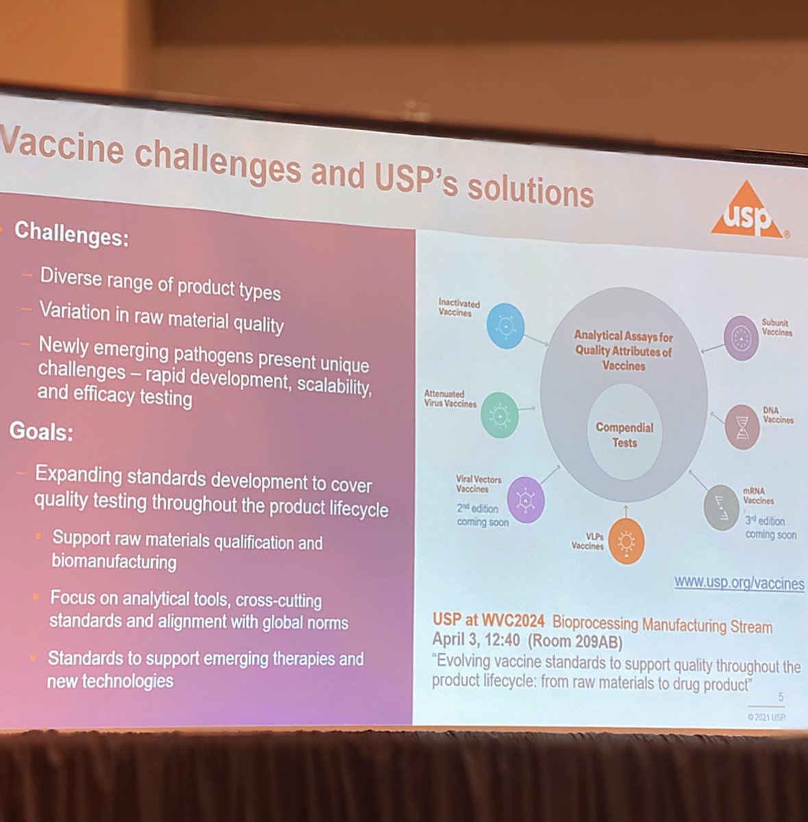 USP was honored to sponsor and participate at this year’s #WVCDC. It’s one of the largest and most impactful gatherings for advancing global public health and vaccine readiness. Learn more below, and we hope you’ll join us next year: