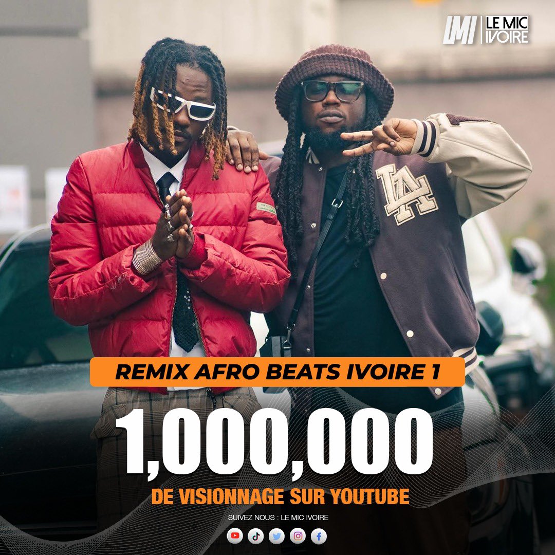 Dorty rejoint la team des millionnaires sur YouTube .
Bravo champion🥳

 #lemicivoire #micivoire