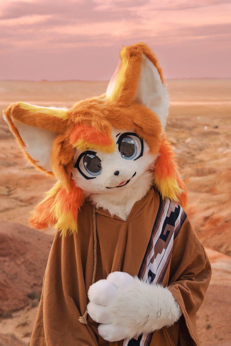 Amber_chv's tweet photo. 🏜️

#FursuitFriday #Amber_fox https://t.co/GriLpKchga