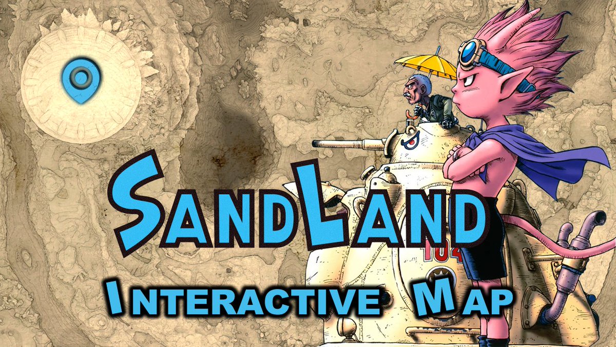 mapinteractive's tweet image. 🗺️Sand Land Interactive Map is now live!🗺️
Sand Land Demo is now available! Check out the first version of the map and all its features, 100% free of charge! 
More content and improvements in future updates.
#SANDLAND #sandlandgame #SANDLANDキャラ紹介 
 
sand-land.interactivemap.app