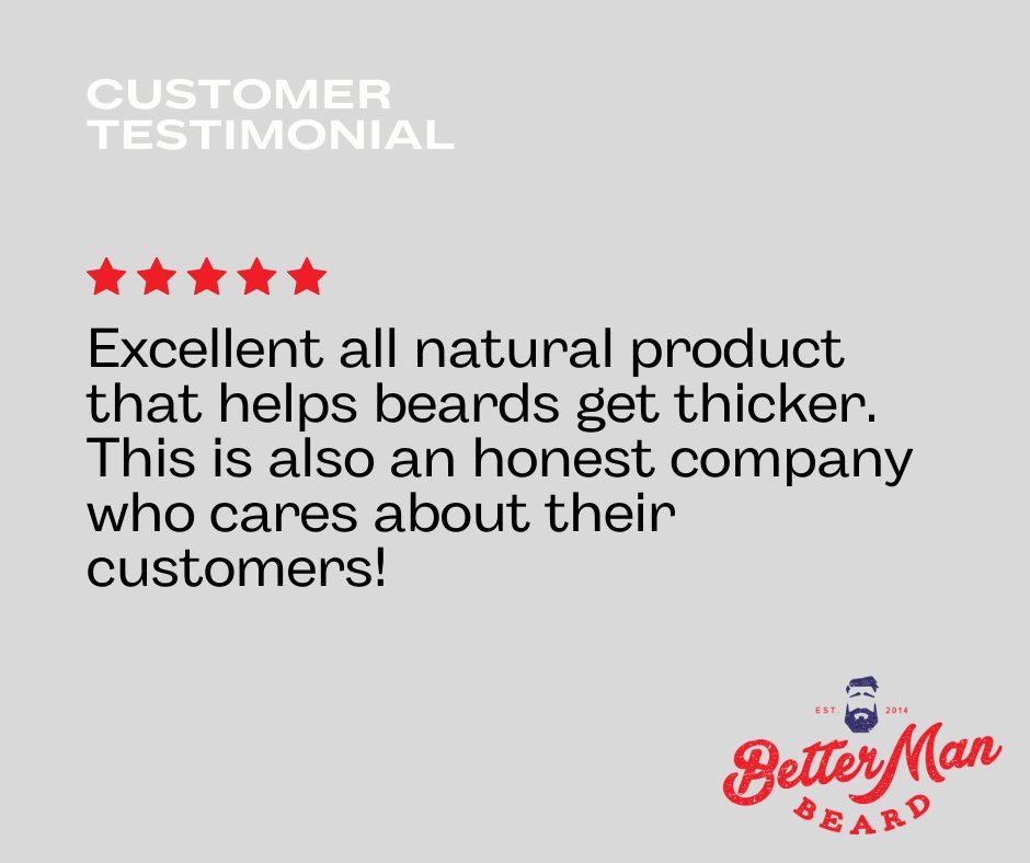 🙌🧔‍♂️ #customerreview #googlereview #beards #beardcare #bearded