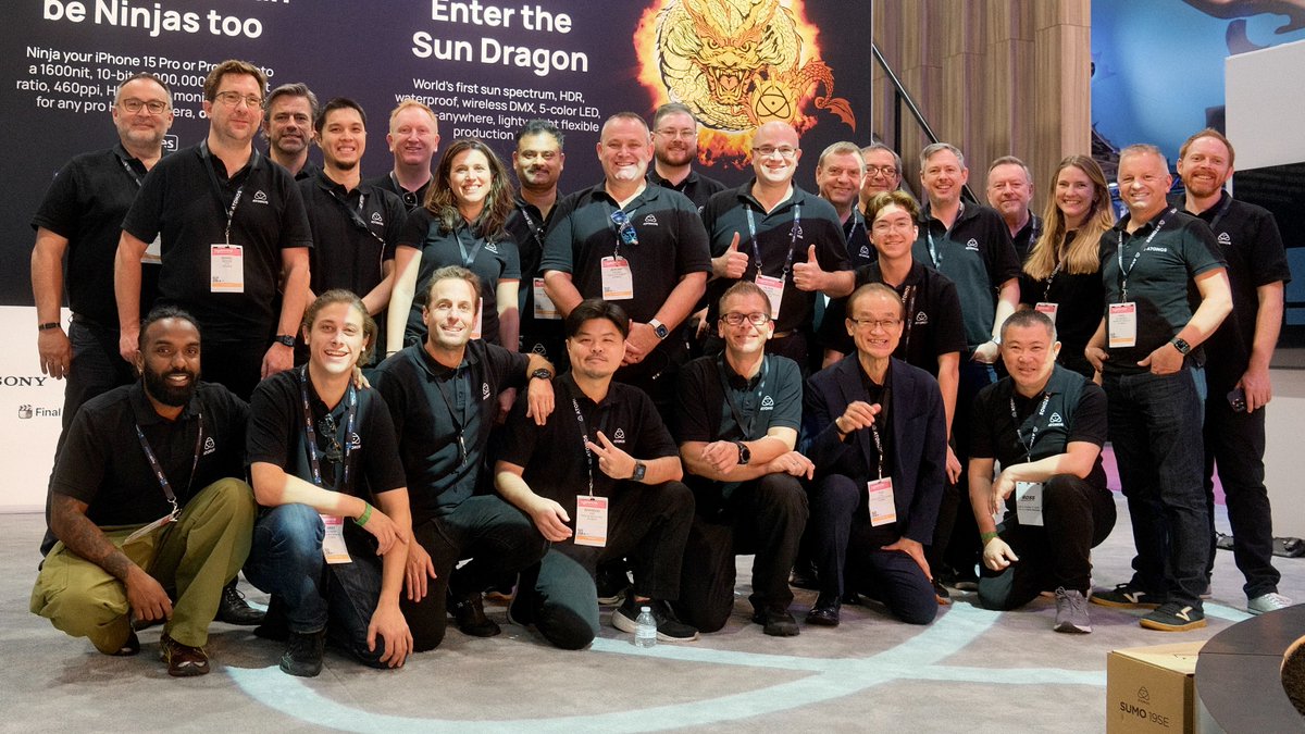 Our amazing Atomos team would like to give a big thankyou to everyone who visited us at @NABShow to demo our new Ninja Phone and Sun Dragon. Atomos is back and stronger than ever before. Get ready for an incredible year. Learn more: atomos.com/2024-nab/. #Atomos #NABShow