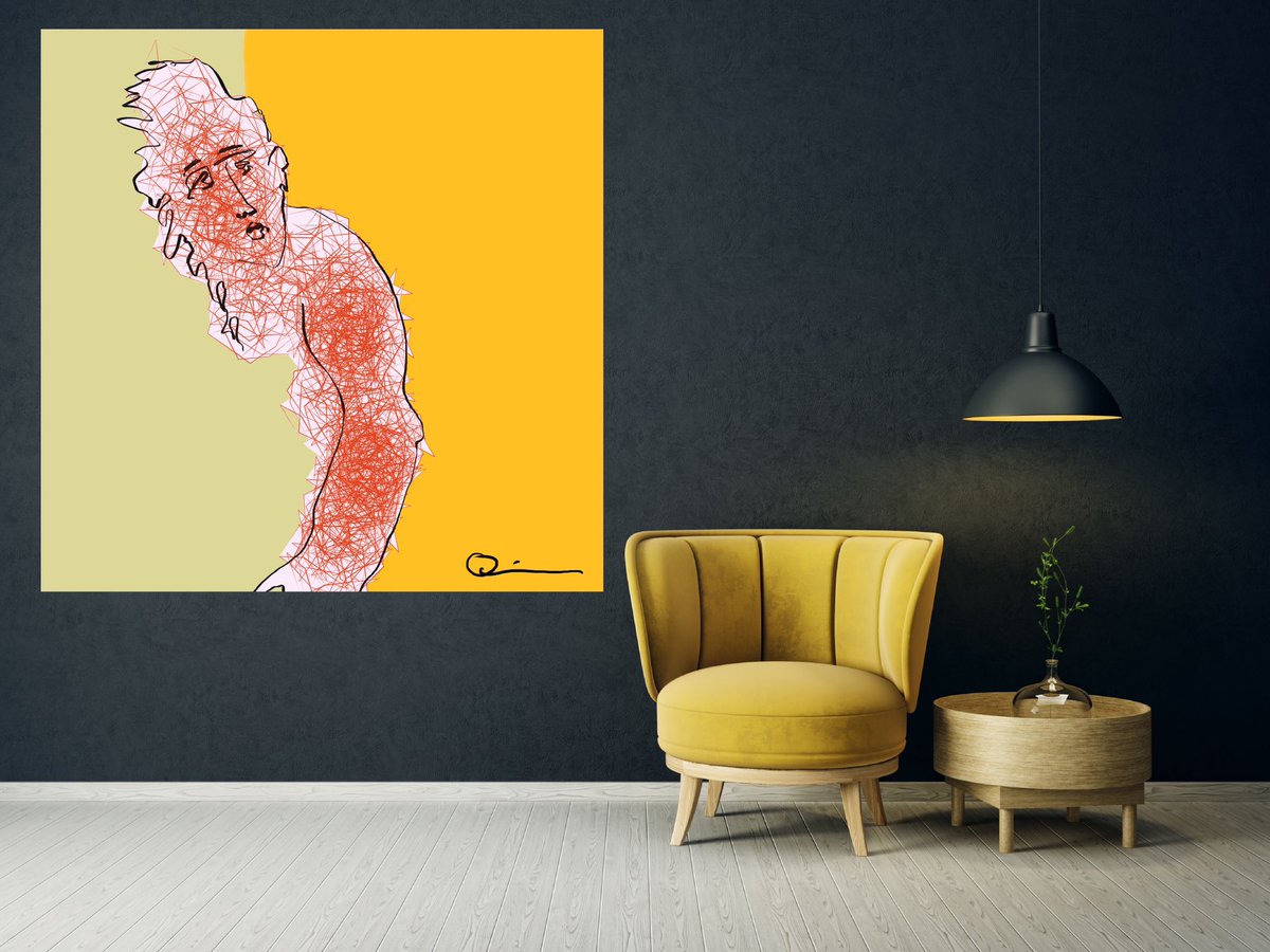 Bending your environment … linktr.ee/jeffquiros #artwork #art #avantgarde #modernart #painting #illustration #figurative #ink #expressionism #artbrut #contemporaryart #fineart #sketch #portrait #artgallery #drawing #flamingabstracts #interiordesign #hospitalitydesign