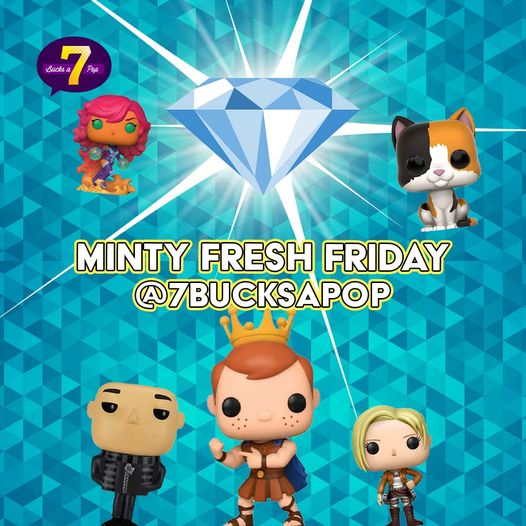 Starting now on WhatNot - Minty Fresh Friday! Starting at 5pm Eastern - Movies & Fantasy! whatnot.com/user/7bucksapop New customers get $7 off their first order on any 7BAP Stream using the code FREE7! #Funko #FunkoPops #WhatNot