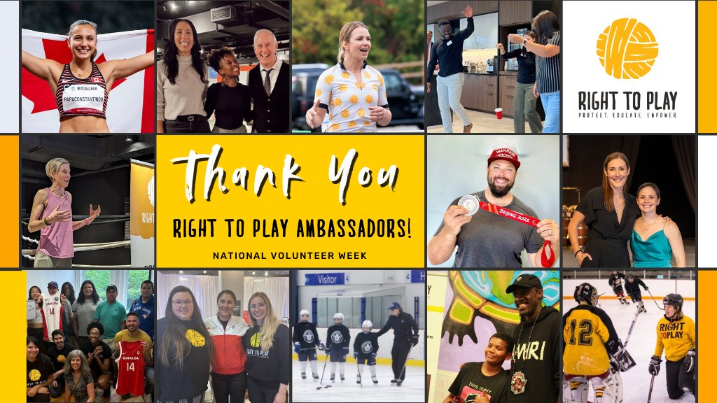 On #NationalVolunteerWeek, a huge shoutout to our amazing #RTPAmbassadors who support our work by raising awareness and speaking to the incredible power that play has to uplift children around the world🌎❤️

Looking forward to joining you at more events and programs this year!