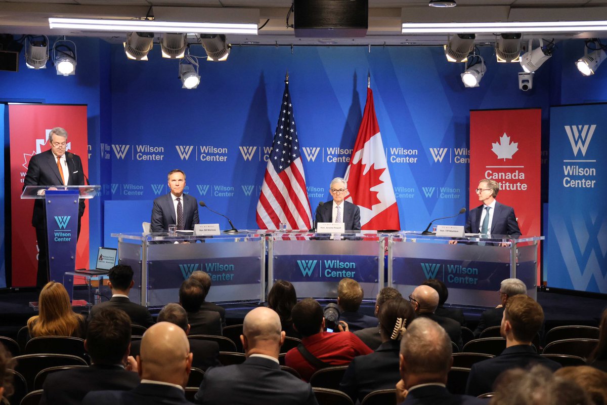 Snapshots from the Launch of the Washington Forum on the Canadian Economy 📸 On Tuesday, we launched our flagship economic initiative with @bankofcanada Governor Tiff Macklem and @federalreserve Chair Jerome Powell. Stay tuned for the Forum’s next steps and future programming🇨🇦