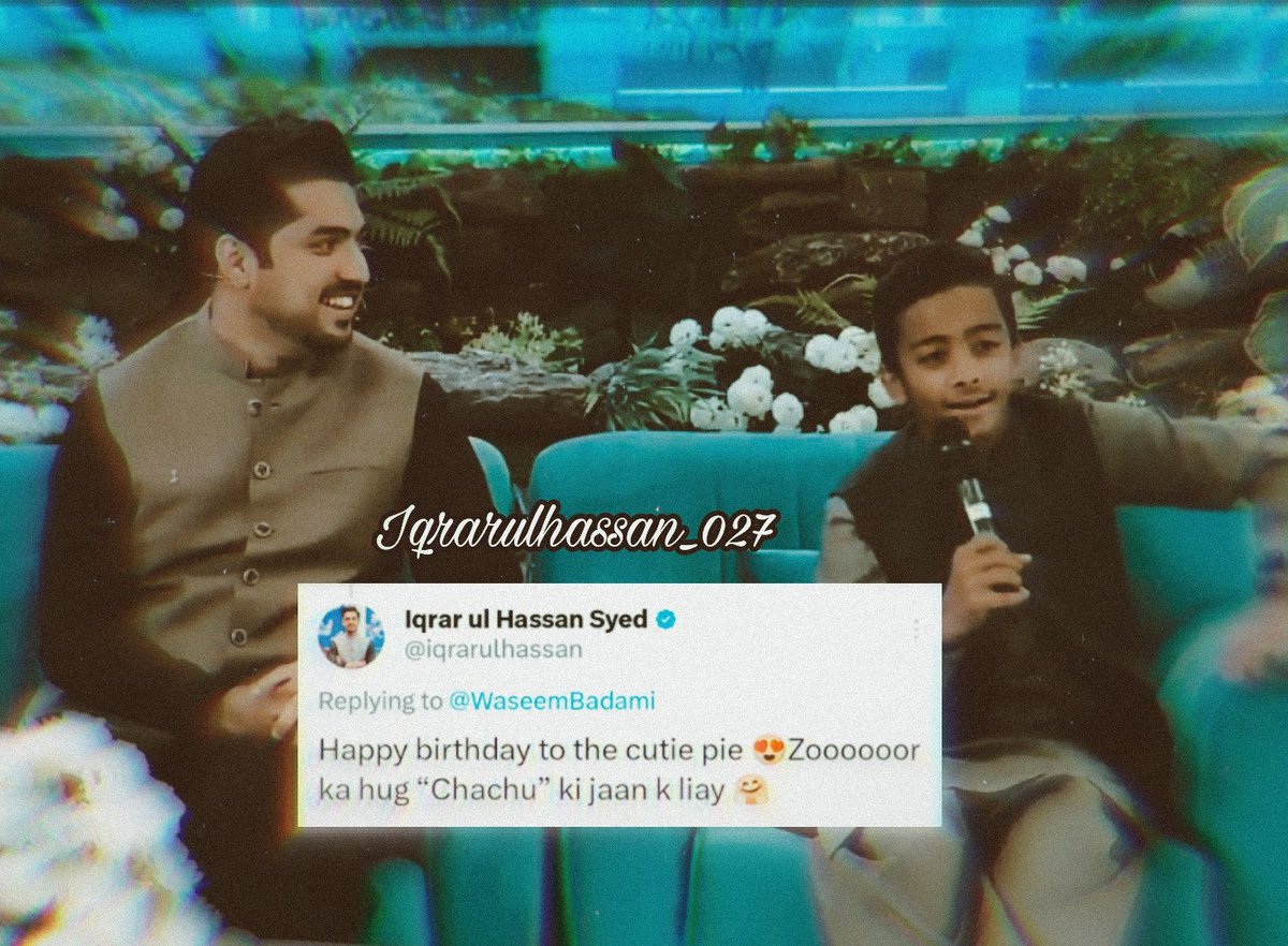 Happy Birthday to the cutie pie😍
Zoooooor ka hug 'Chachu' ki jaan k laiy🥹I'm missing this🥺
#HBD_JuniorBadami