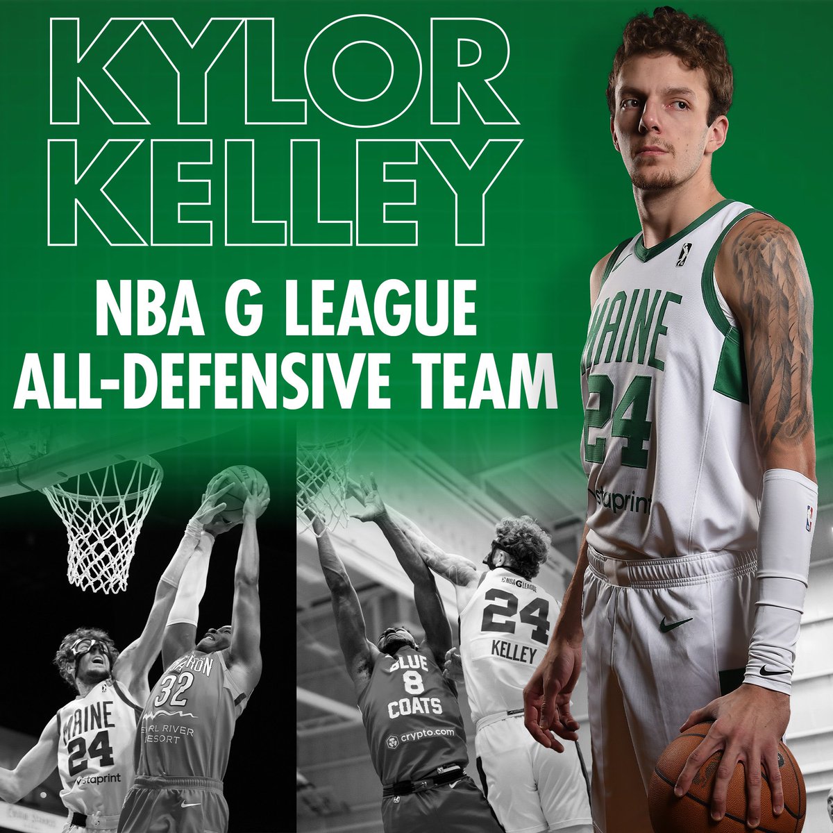 ☘️ Congrats to @jddavison10 and @K3LL3Y24 for earning All-NBA G League honors. Read more with the link below. #bleedgreen maine.gleague.nba.com/news/all-g-lea…
