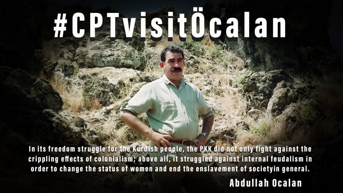 Em 15’ê Sibatê ji bîr nakin û nadin ji bîrkirin. #CPTvisitÖcalan