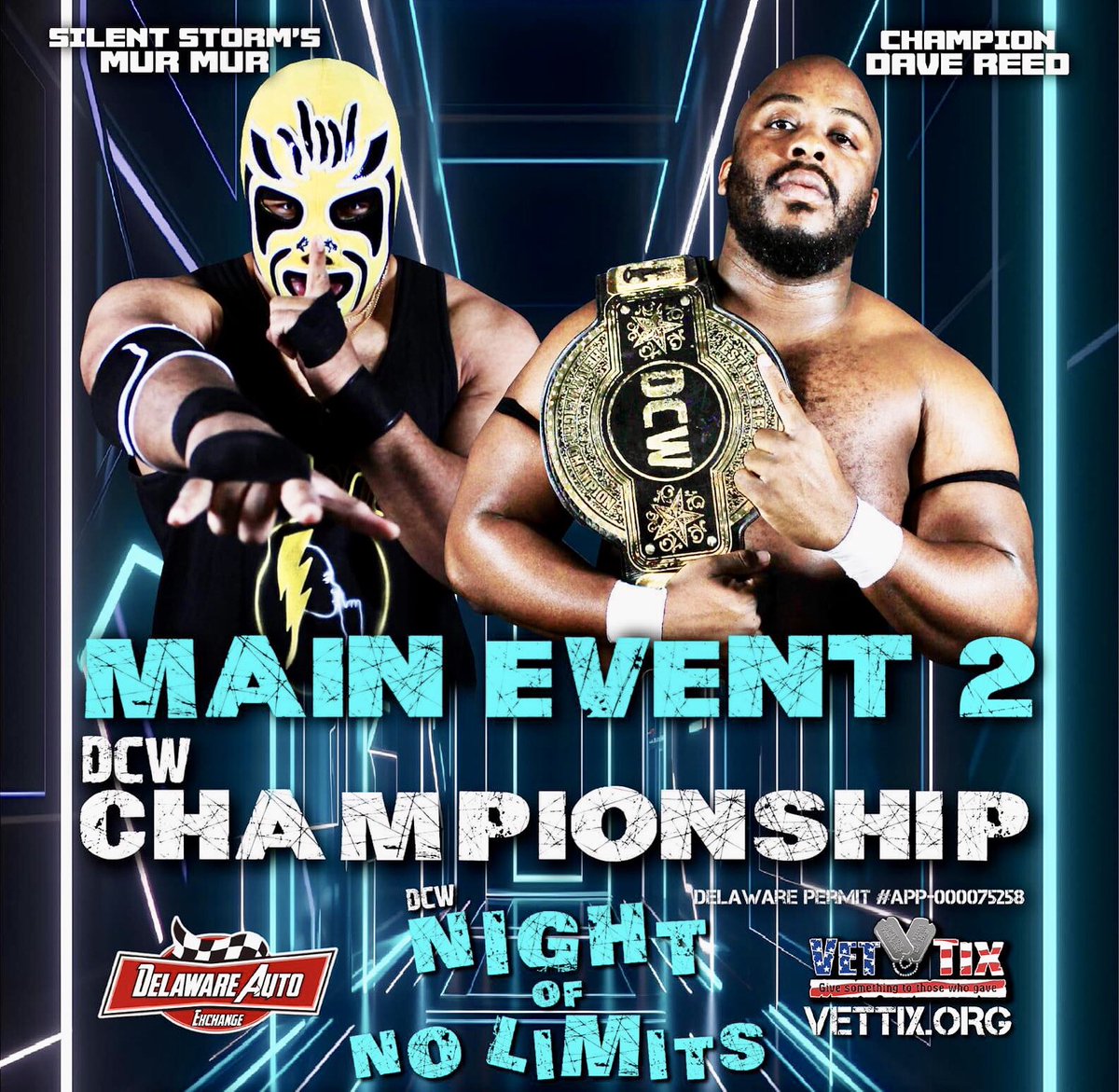 Mur2Times's tweet photo. First singles championship. It’s gonna be a BANGER 💥🤫🤟🏽 -4/20.

#dcw #delaware #deaf #prowrestler #deafcommunity #fortheculture #prowrestling #workhorse #mask #wrestler https://t.co/chakBddmKg