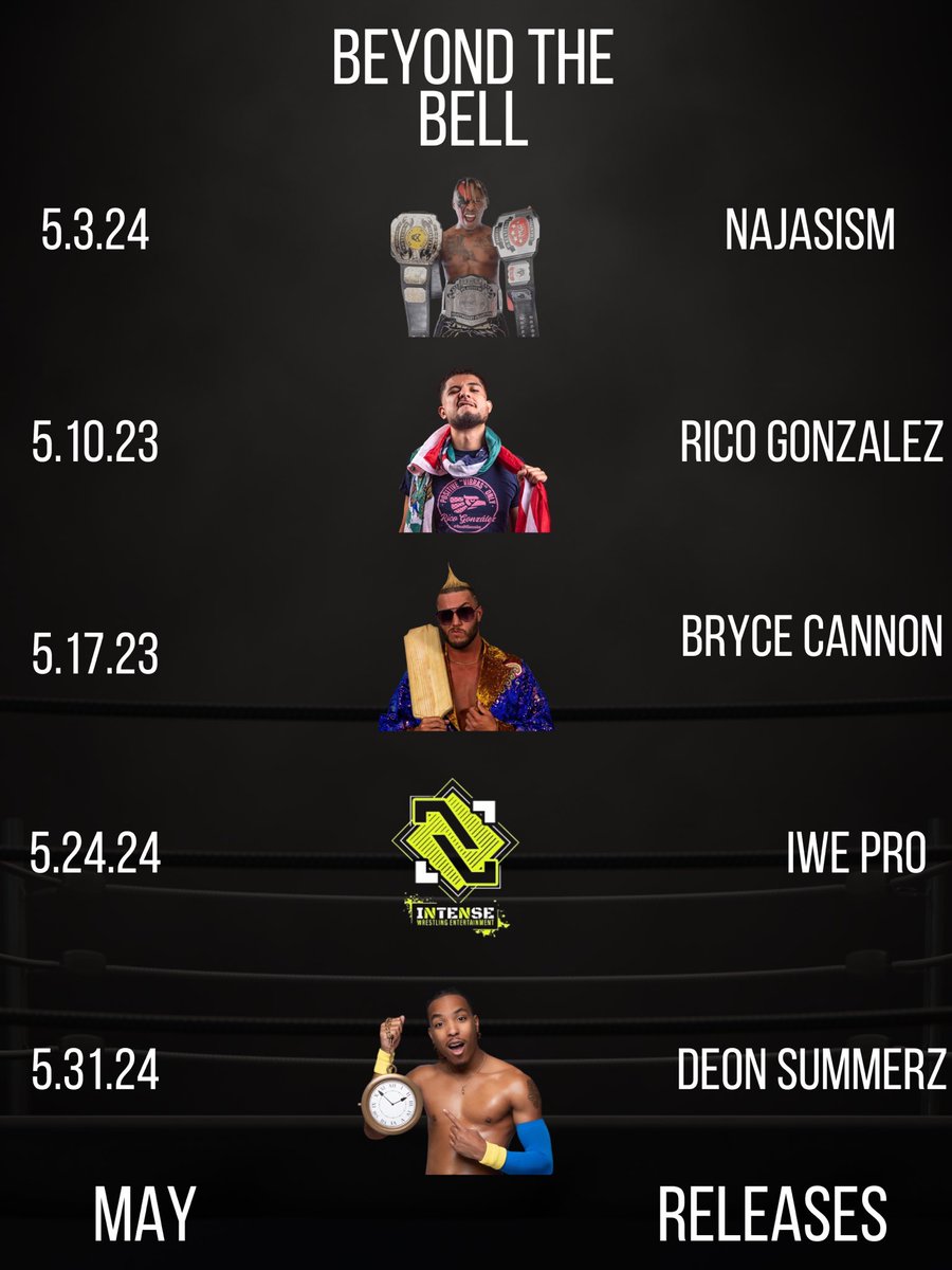 We’ve had some fantastic recordings this week with <a href="/realBryceCannon/">Bryce Cannon</a> &amp; Josh Fields of <a href="/IWEPro/">IWE Pro</a>. Tonight we sit back down with <a href="/Rico94Gonzalez/">Antonio Villegas</a>- all of these conversations drop in May- Georgia Wrestling takes over Beyond the Bell!