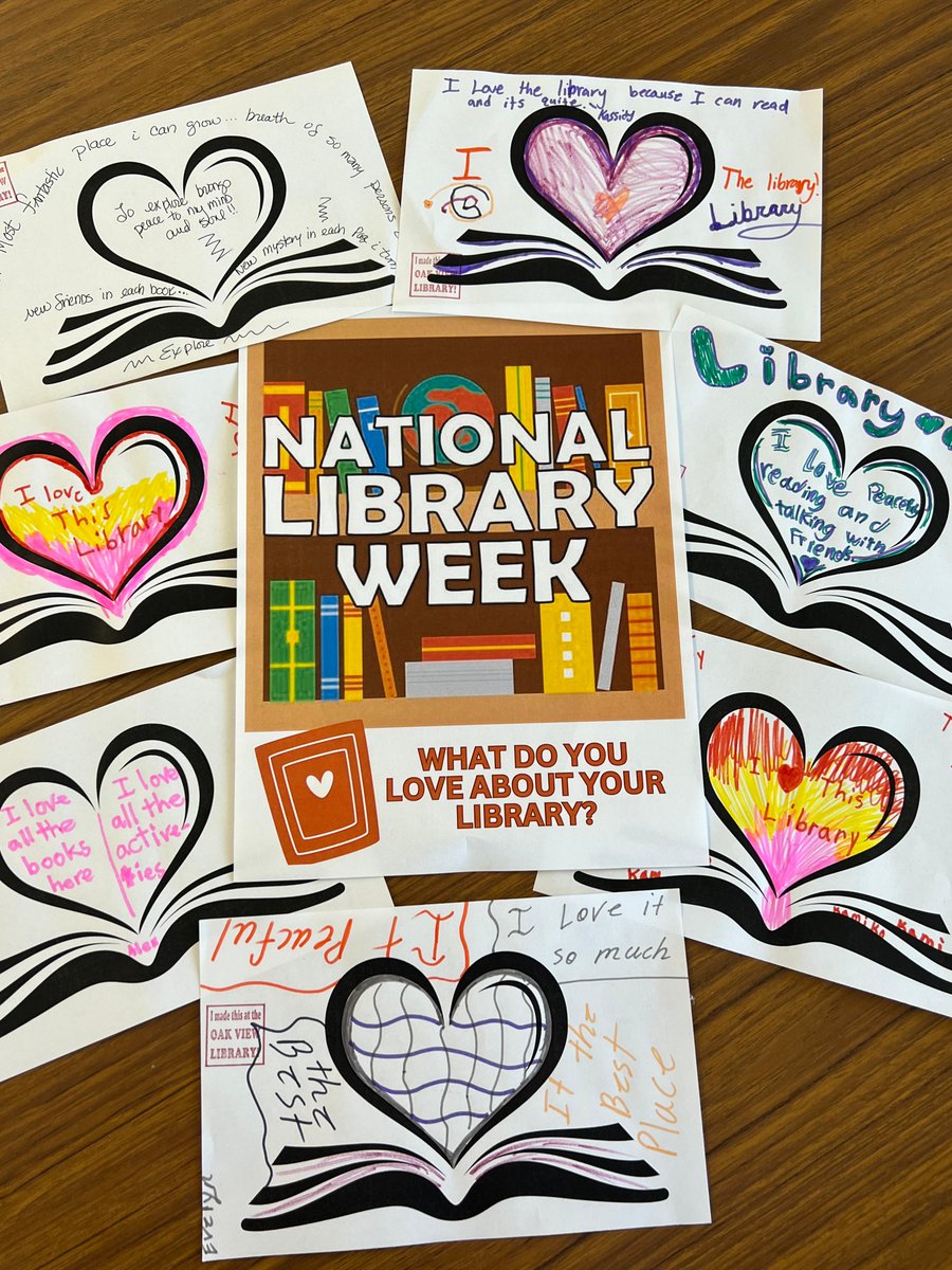 This past National Library Week our Oak View customers of all ages told us why they loved the library. 

#VCLOakView #LoveYourLibrary