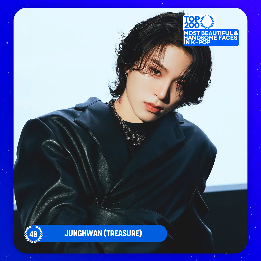 TOP 200 – Most Beautiful/Handsome Faces in K-POP #48 JUNGHWAN (#TREASURE) Congratulations! 🎉