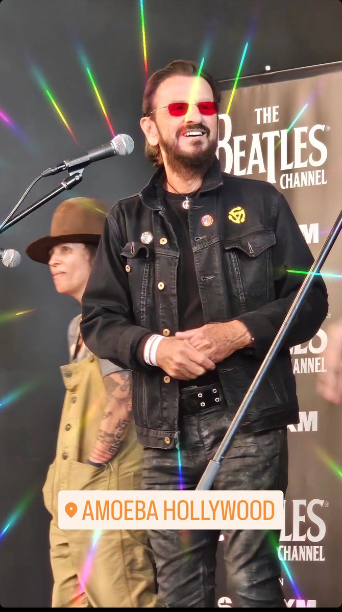 Ringo Starr at Amoeba Music Records, Hollywood April 18 2024 Photos Amoeba Hollywood #TheBeatles #ringostarr