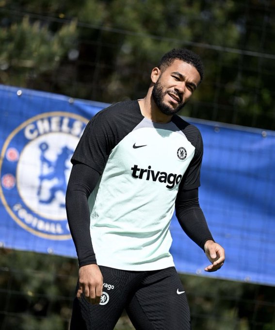 Reece James at Cobham today