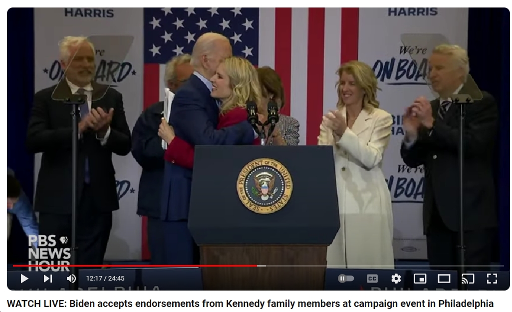 Kerry Kennedy (RFK's daughter): 'In 2024, there are only two candidates with any chance of winning the presidency - we know them well.' Trump 'is the most anti-democratic president in American history...spews dangerous conspiracy theories' bluevirginia.us/2024/04/watch-…