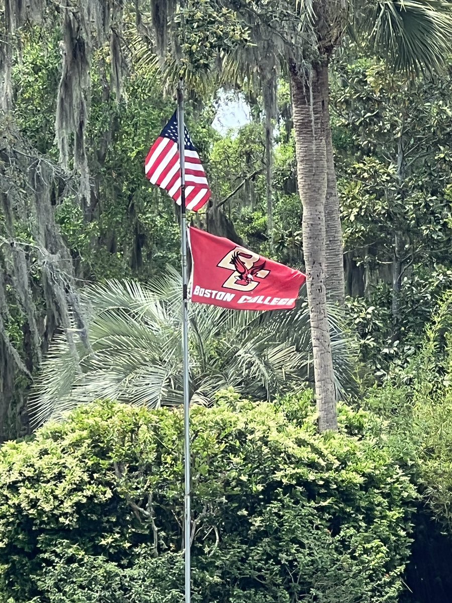 Some @BCEagles pride in #HiltonHead @RBC_Heritage @Harbour_Town