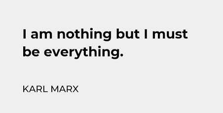 Literally Karl Marx: