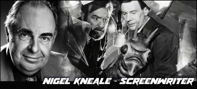 Remembering Nigel Kneale's birthday! scifihistory.net/april-18.html #SciFi #Screenwriter #Fantasy #TheQuatermassExperiment #QuatermassAndThePit #EnemyFromSpace #TheFirstMenInTheMoon #FiveMillionYearsToEarth #Beasts #Quatermass #TheQuatermassConclusion #Kinvig !!! Please Retweet !!!