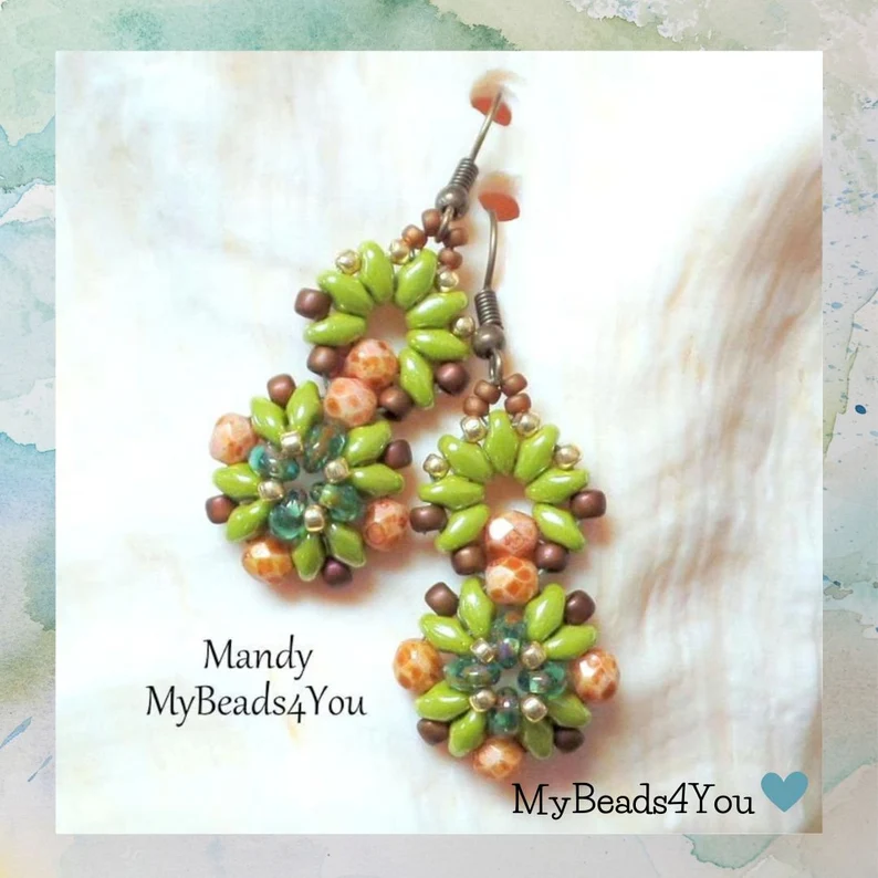 DIY
mybeads4you.etsy.com/listing/164940…
Earrings
mybeads4you.etsy.com/listing/167951…

#Create #jewelry #beading #tutorial #smilett23 #diyearrings #giftforher #giftformom #seedbeadjewelry #epiconetsy #etsyhandmade #etsyshop #etsyshopping #smile #giftideas #diygifts #howto #beadingtutorial #beadingpattern