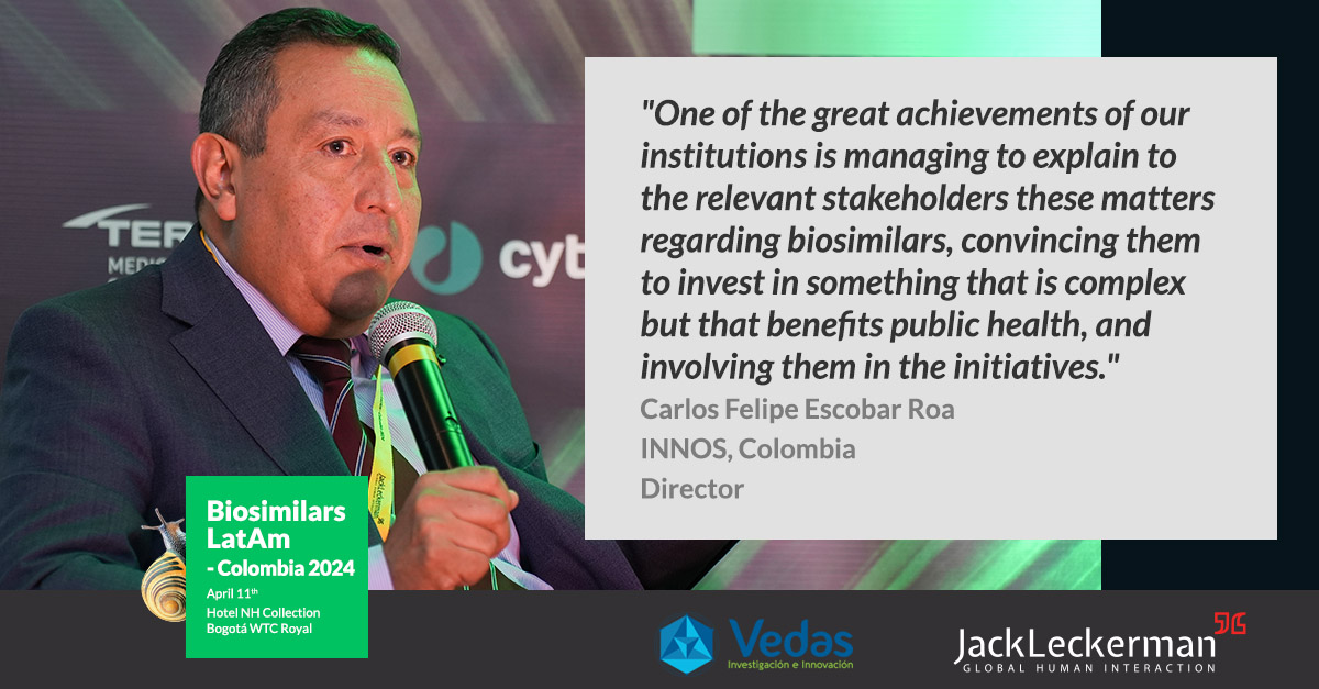 #BiosimilarsLatAm - #Colombia2024 Carlos highlighted the achievement of institutions in educating stakeholders about the complexities of #biosimilars, persuading them to invest in initiatives that benefit public health. 🌟💼 @InsINNOS #HealthcareAdvocacy #PublicHealth