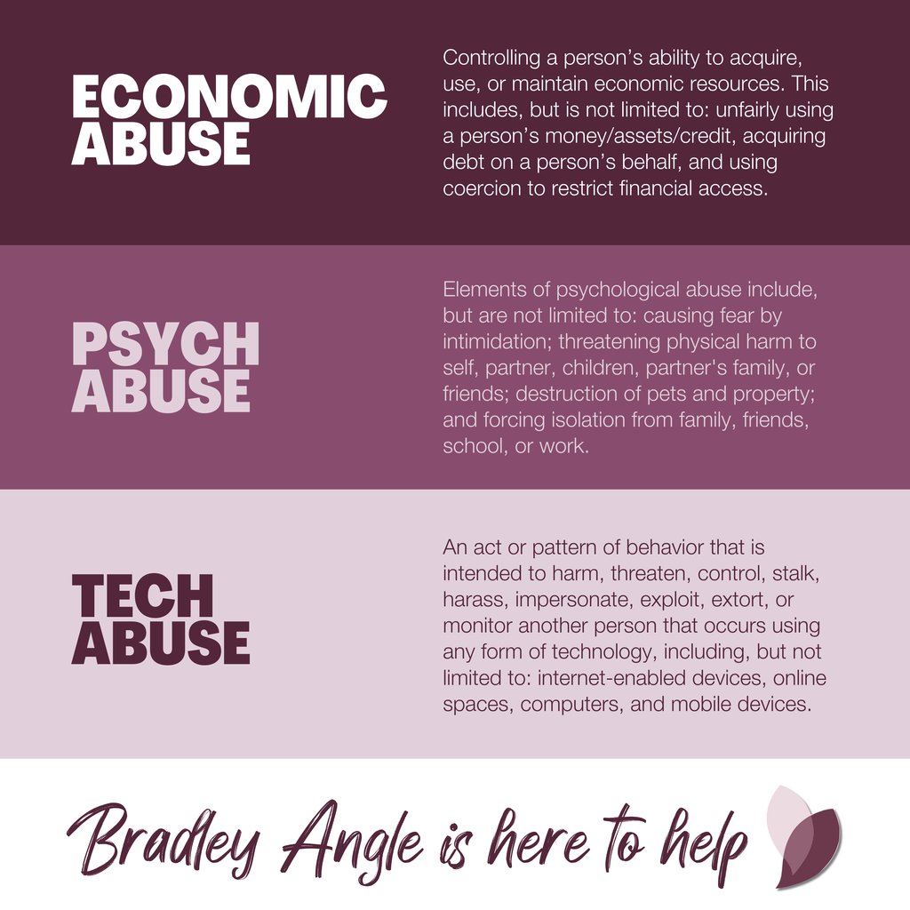 Are you familiar with these lesser-known types of DV? ⁠We urge you to be aware of changes in your family/friends—and if you suspect they are in an unhealthy relationship—encourage them to seek support from us or another DV agency.⁠ ⁠ #dvawareness #pdx