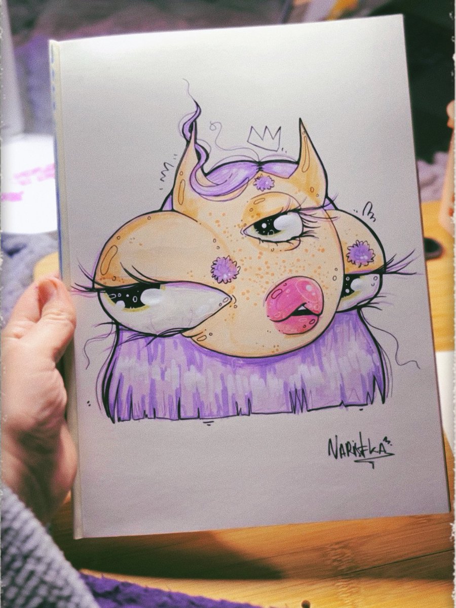 Just a lil lady on lil paper