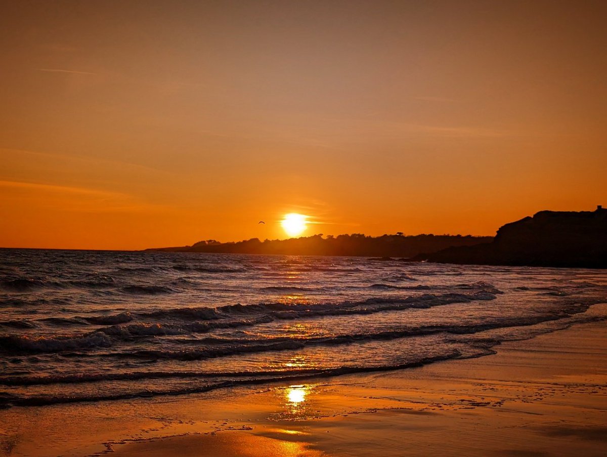 Coucher de soleil à Bellangenet #LePouldu #CloharsCarnoet #Finistere #Bretagne