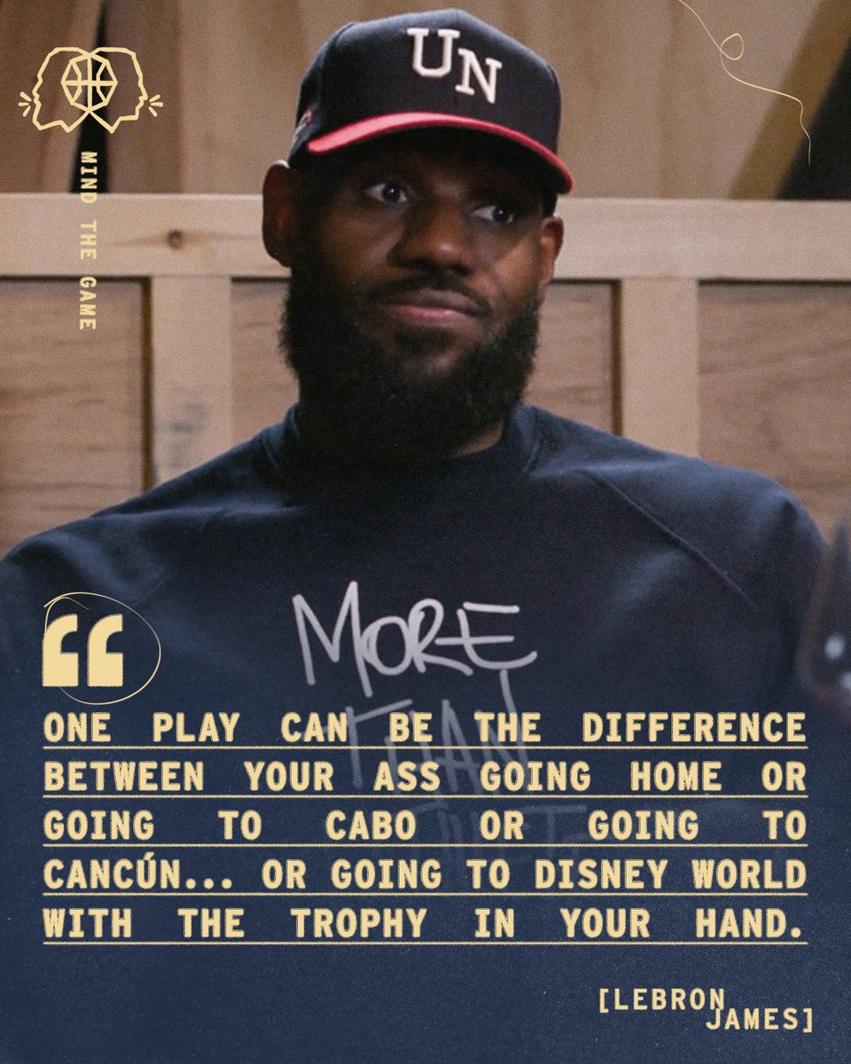 🗣️💯 @KingJames. Episode 5 of Mind the Game is live on all platforms. 📺: youtu.be/8vXXSNLL1IE?si…