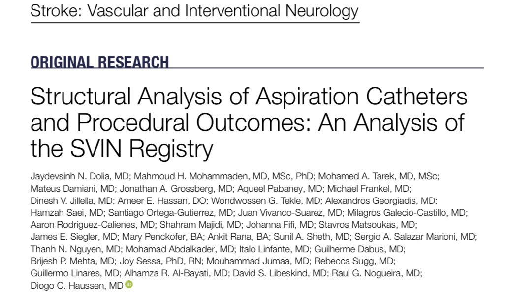 Navigating the Maze of Catheter Design: Discover how structural components impact procedural outcomes @SVINRegistry @SVINJournal @DiogoHaussen @JayDoliaMD @Mahmoudneuro @Mo_TarekNeuro @mateusdamiani @JAGrossbergMD @DineshJillella