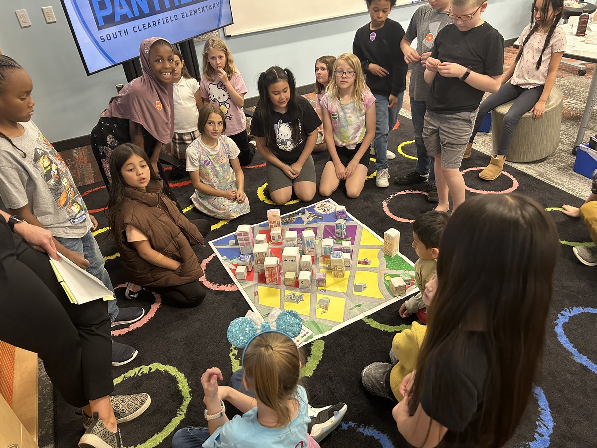 Junior Achievement in a day was a success! Watching these kids learn about financial literacy was incredible. I wish I had learned this stuff when I was in school 💰 #panthers #JuniorAchievement