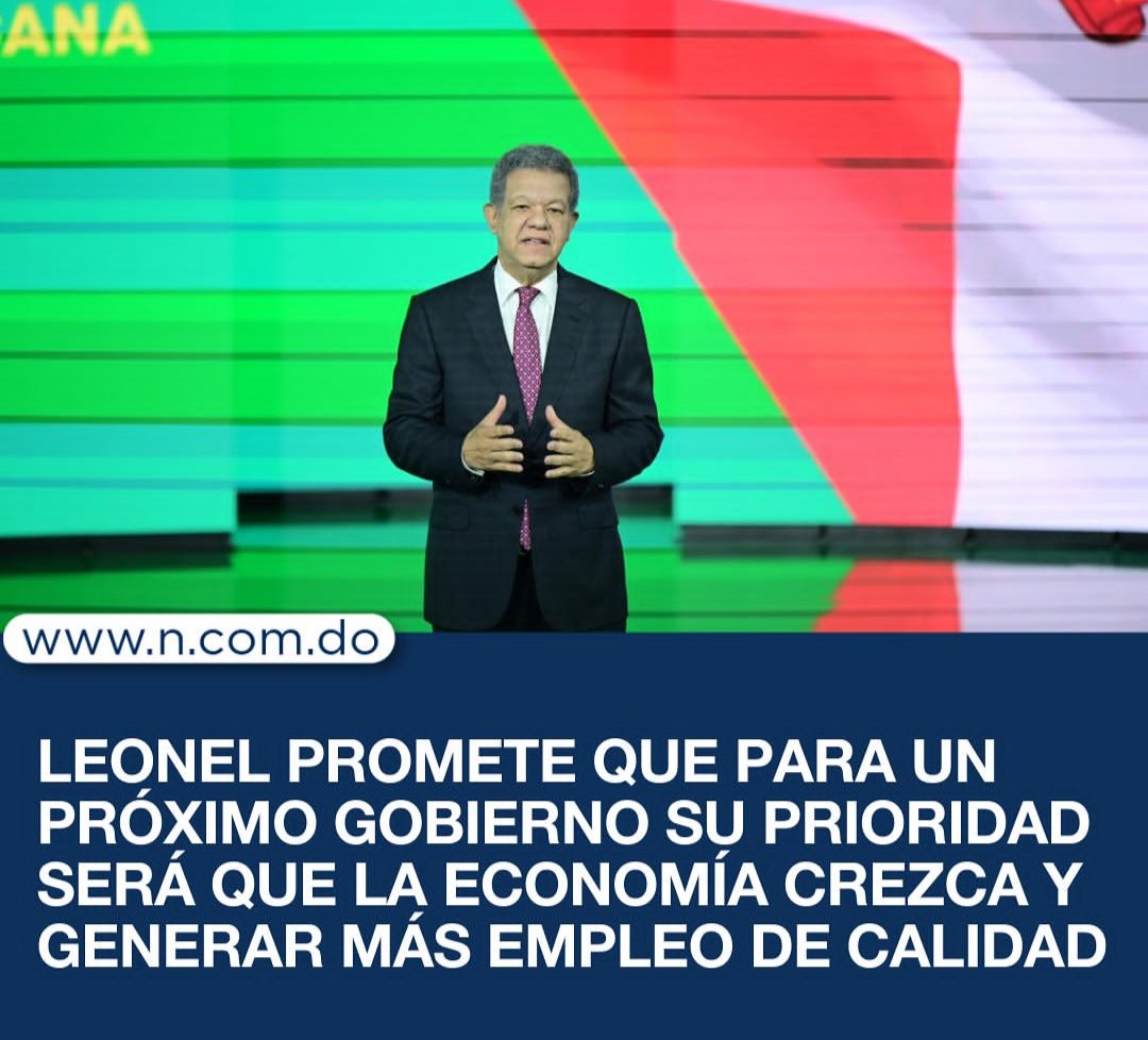 El Líder #LeonelFernández siempre pensando en la gente. #VolvamosPaLante

#PlanDeGobiernoLF
#2024PropuestasRD
#Vota3