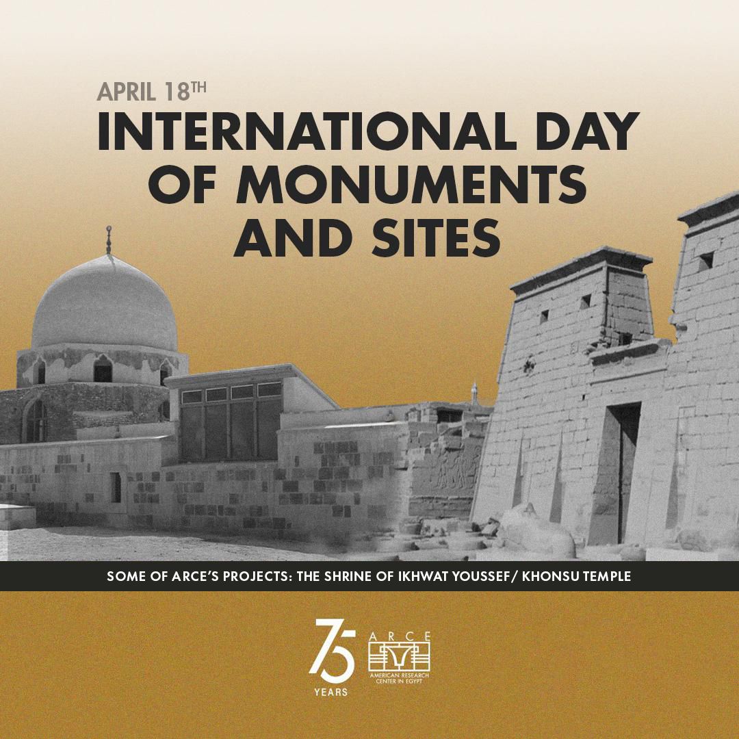 It’s International Day of Monuments and Sites a.k.a World Heritage Day! ARCE has supported the conservation and research on hundreds of sites across Egypt. To learn more about ARCE’s projects, click here: arce.org/arce-projects-… #Egypt #WorldHeritageDay #Sites #Monuments #ARCE