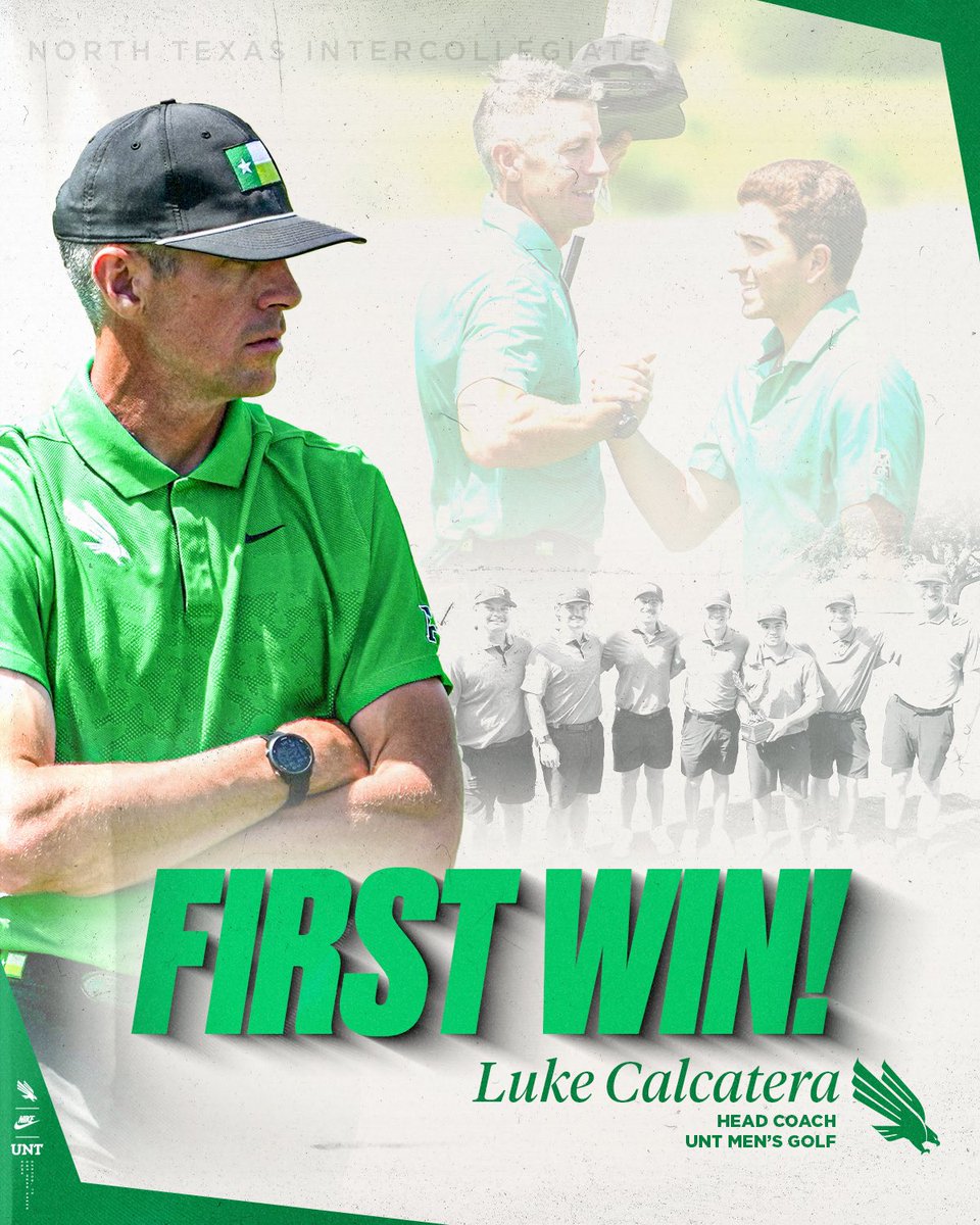 It’s only the beginning… 🏆

Congrats on your first Mean Green win, Coach‼️

#GMG🟢⚪️