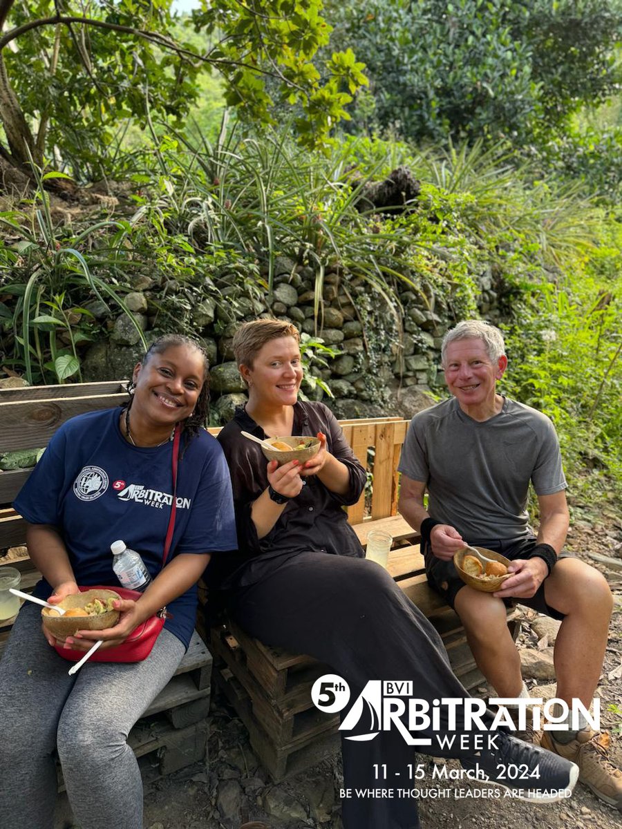 Throwback to an incredible moment during BVI Arbitration Week when attendees embarked on a BVI Morning Hike. 🌄🥾 

#BVIIAC #BVIAW24 #InternationalArbitration