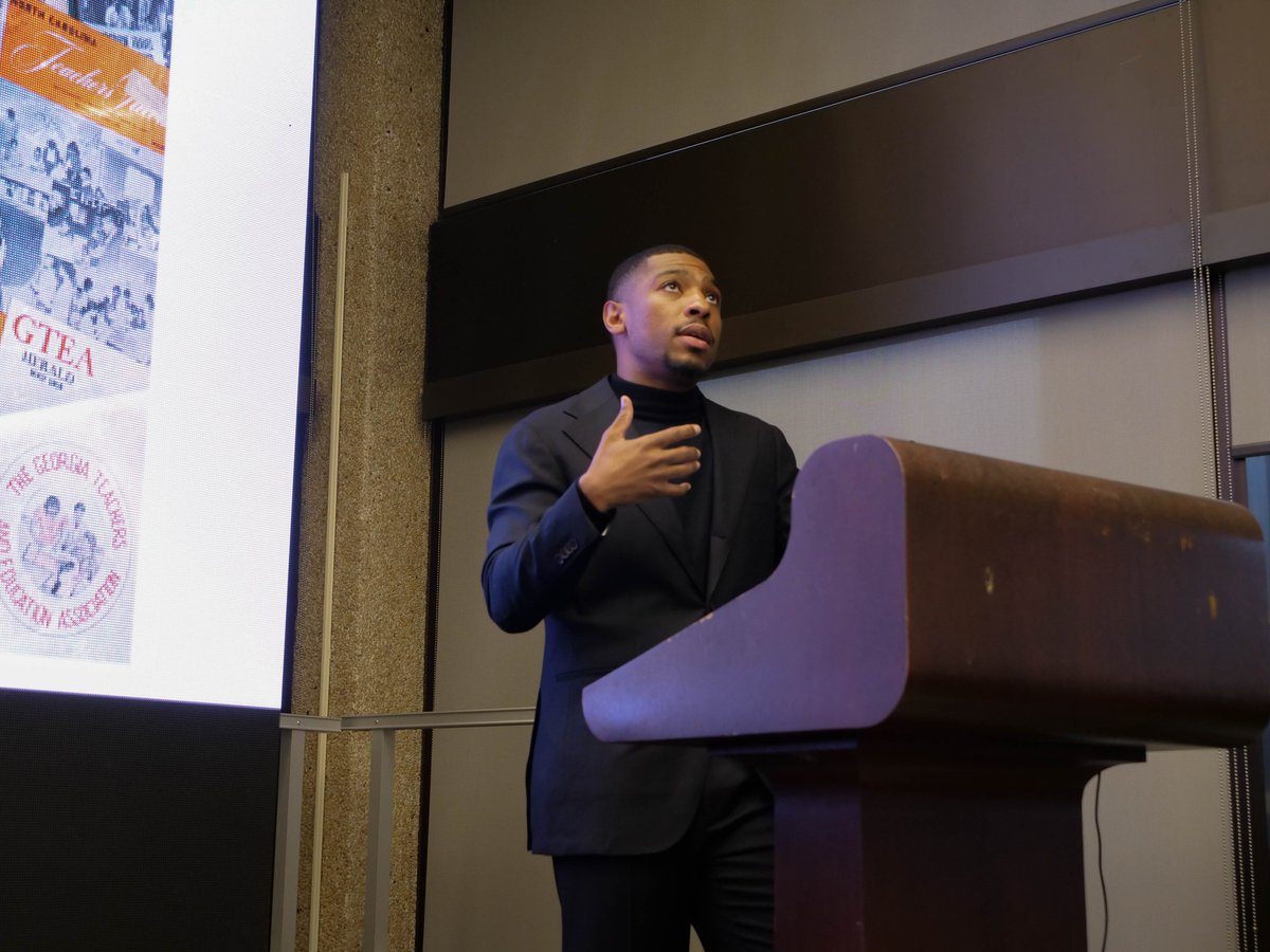 Last night, @JarvisRGivens delved into the rich history of Black education in the U.S., shared stories of 'fugitive pedagogy' in the Jim Crow era, and introduced his groundbreaking 'Black Teacher Archive.' Did you miss his illuminating talk? Watch it here: lnkd.in/gTDsfekF