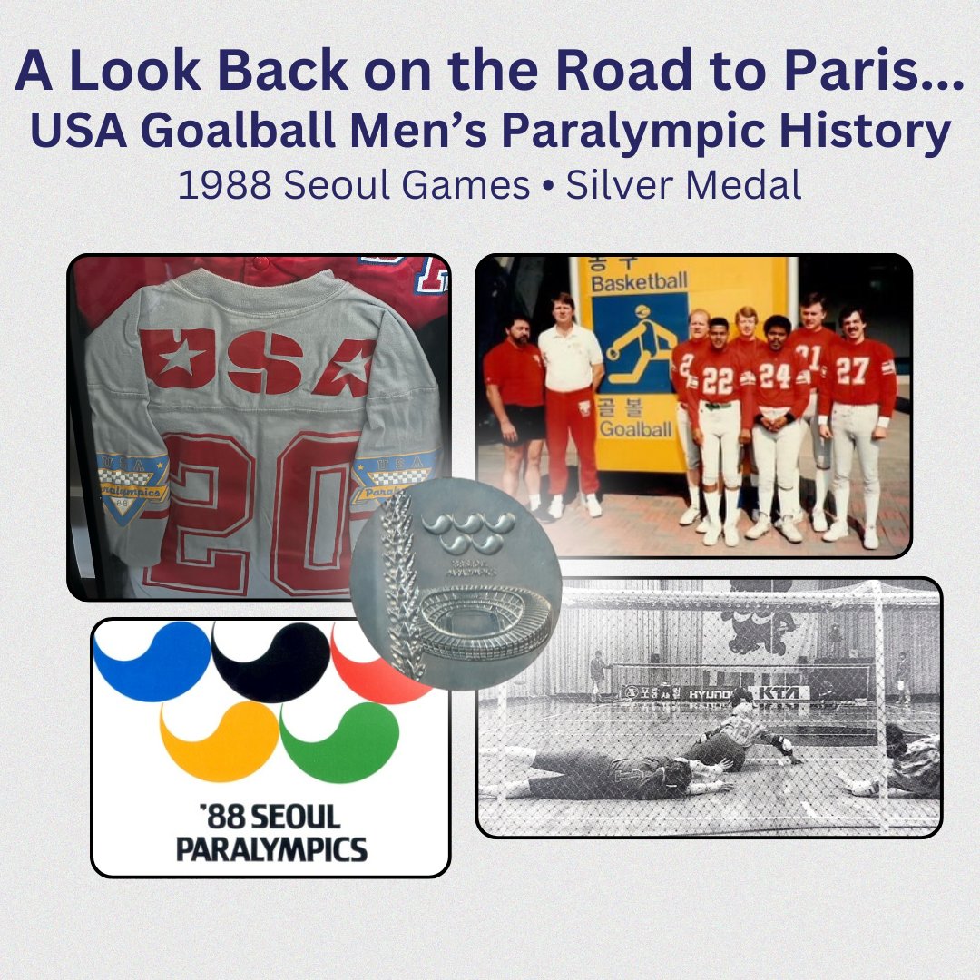 On this week's #RoadToParis series we look back on the 1988 @Paralympics where the USA Goalball Men's Team won its third consecutive medal. Read article at usaba.org/a-look-back-on…