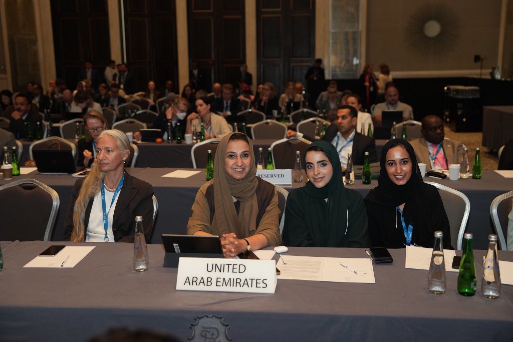 Today, in Abu Dhabi, @Dr_JimmyGasore delivered the assembly closing remarks “It has been an honour & great pleasure for Rwanda to Preside over the 14th session of the #IRENA Assembly. Together,we can usher in a brighter tomorrow, powered by the limitless potential of renewable”