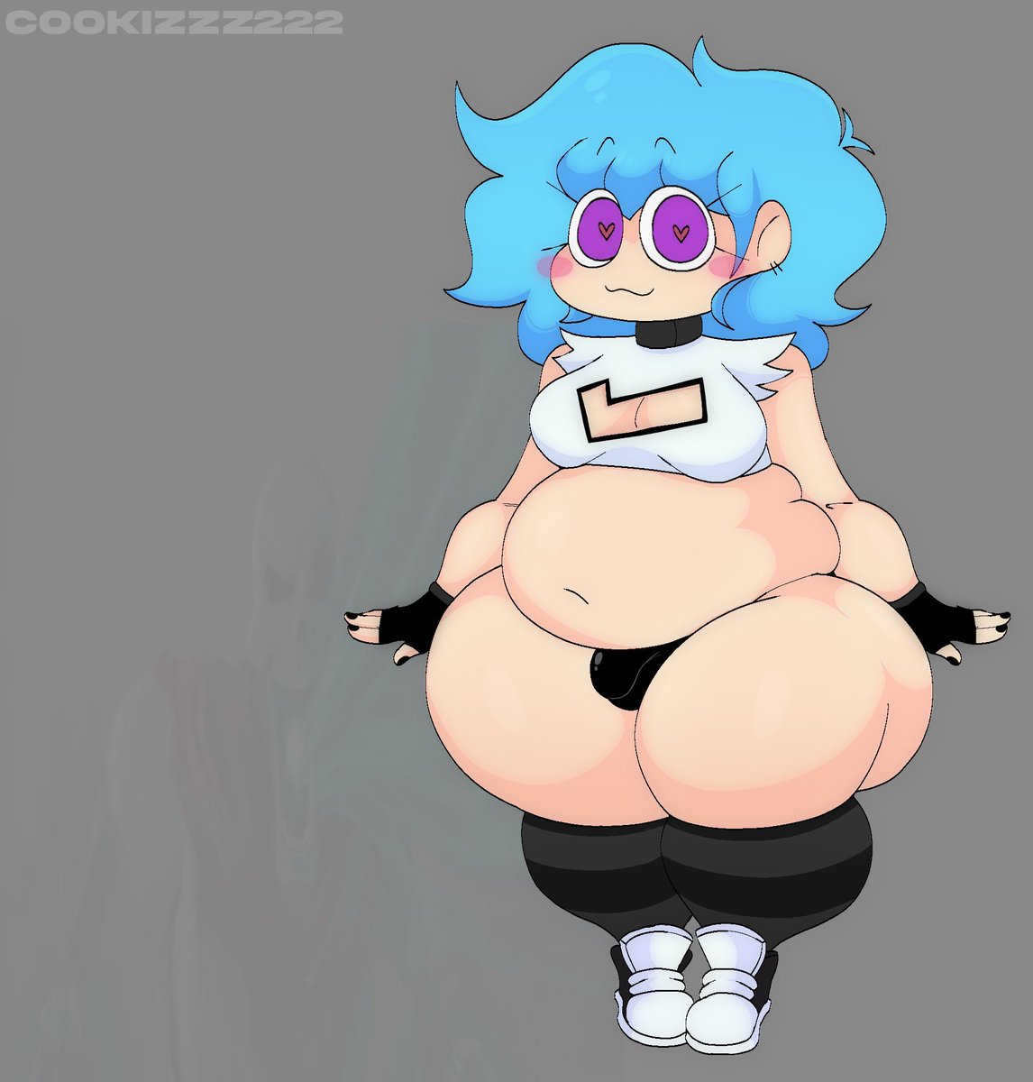 Cookizzz222's tweet photo. My skyblue genderbend https://t.co/rfXMnweQTB