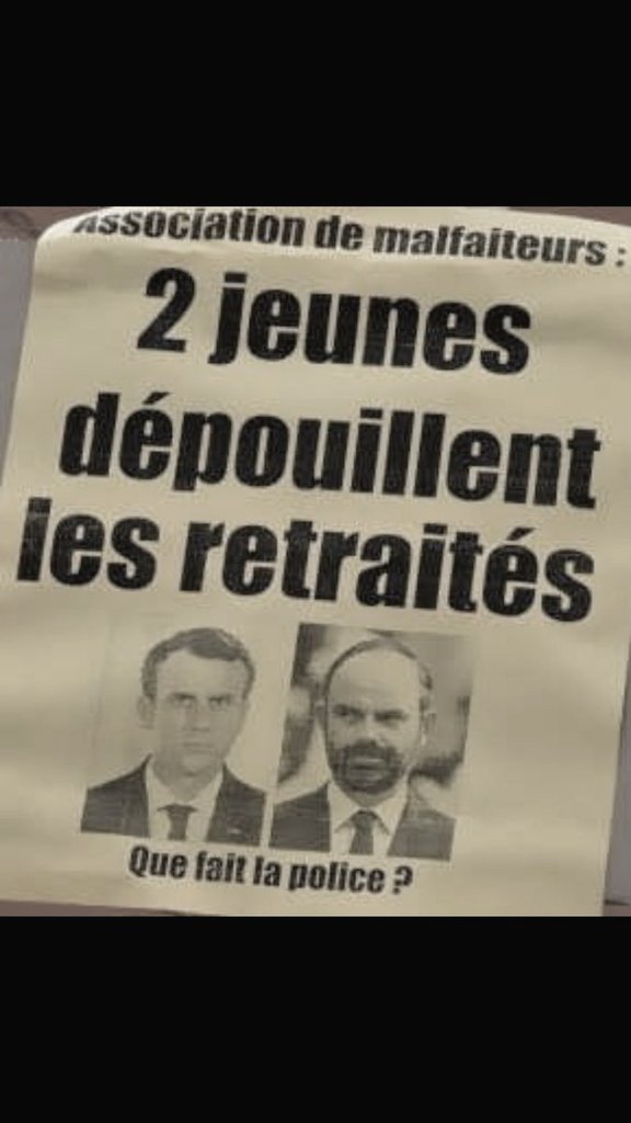 🔴 En 2017 déjà Twitter prévenait qu'ils faisaient les poches des retraités 
En 2020 ils ont élaborés un plan pour assassiner les vieux au #rivotril 
#destitution #MacronDestitution