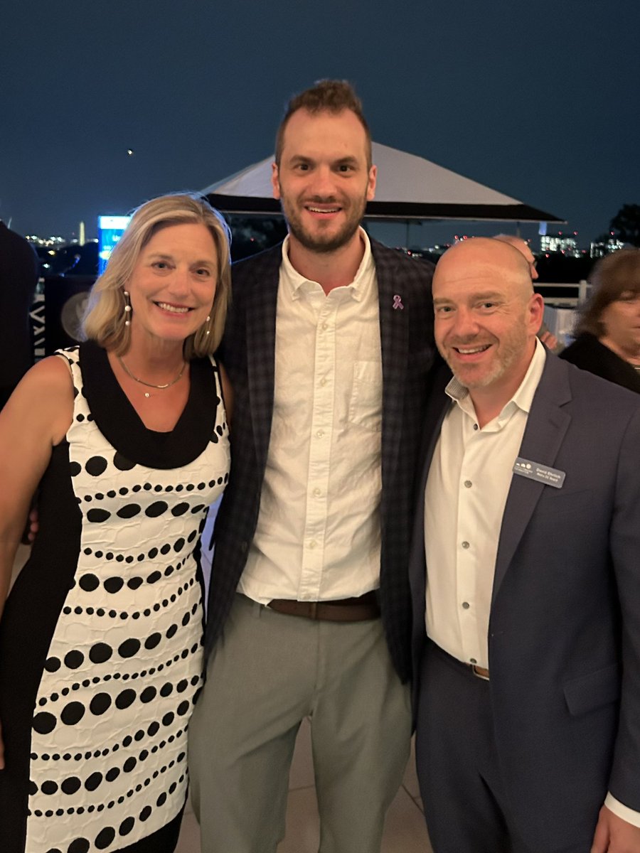 Thank you <a href="/G17Esiason/">Gunnar Esiason</a>  for your presence and motivational words last night.   You are a true storyteller and represent the product of success of CF research and progress.  I continue to fight for you and every other CF patient in the memory of my sister.  #CureCF