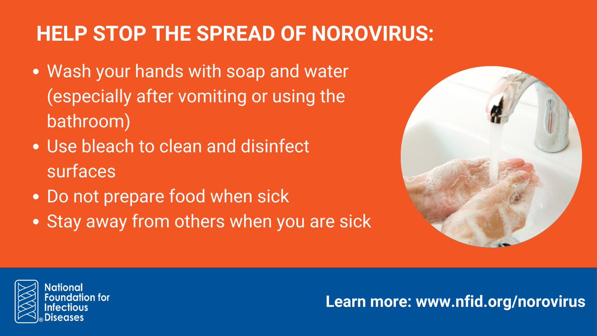 #DYK: #Norovirus results in nearly 2.3 million outpatient visits in the US each year?

Help #StopTheSpread of norovirus and learn more at: nfid.org/norovirus