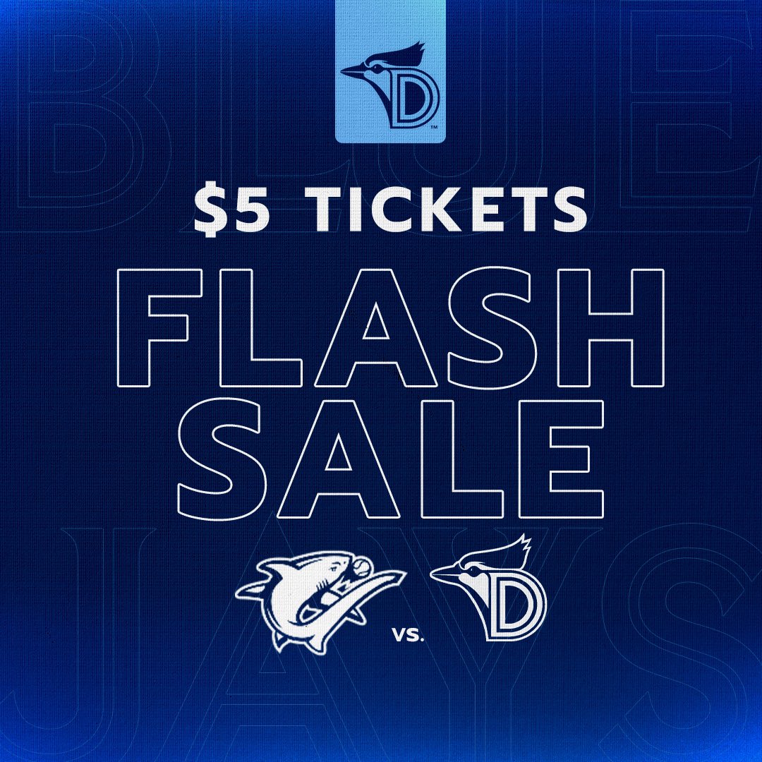🚨𝐅𝐋𝐀𝐒𝐇 𝐒𝐀𝐋𝐄🚨 Grab your tickets now for tomorrow’s match on April 19th, available for just $𝟓. 🎟️: milb.com/dunedin