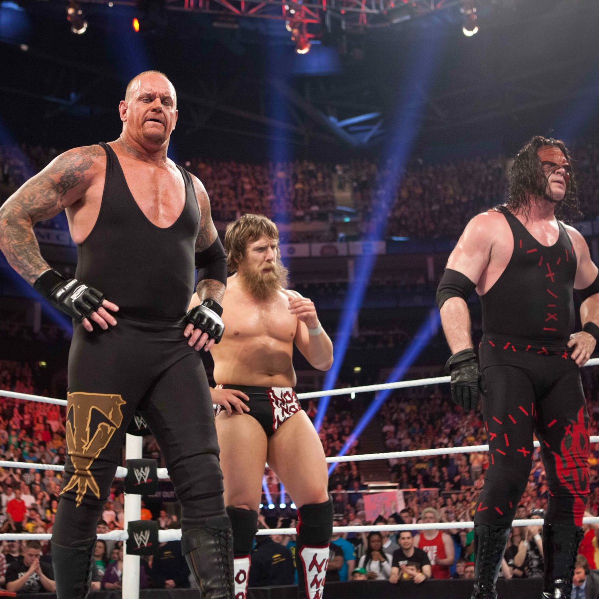 11 years ago, The Shield defeated the rare trio of Team Hell No and The Undertaker, in The Shield's biggest victory at the time. #WWERaw