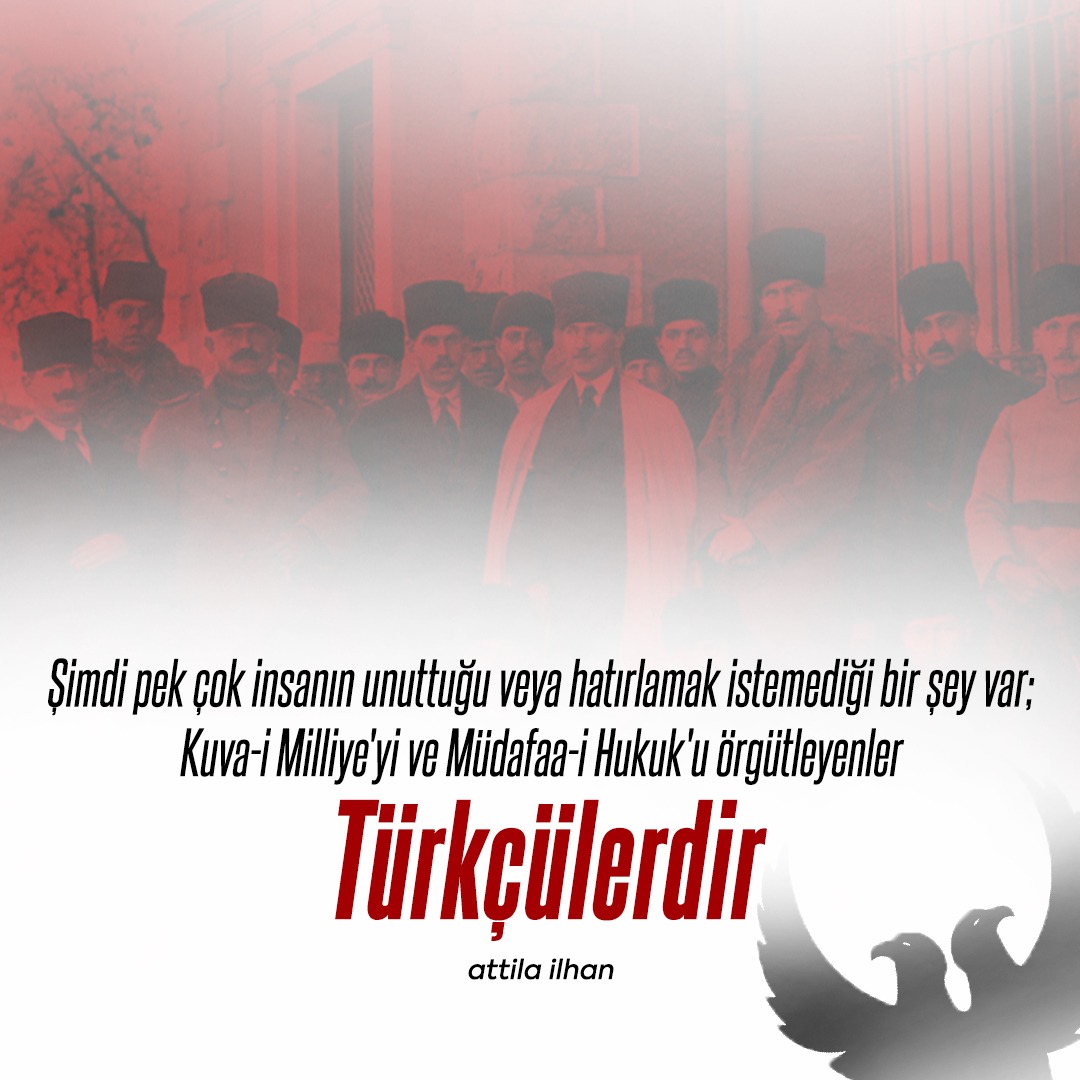 Tongyabgu__'s tweet photo. "Türkçüler, dayanışmalı yaşamaya mecburdur.
Dayanışma, az kuvvetle çok iş görmenin tek ve değişmez çaresidir."
-Atsız https://t.co/Fh75GZnX1E