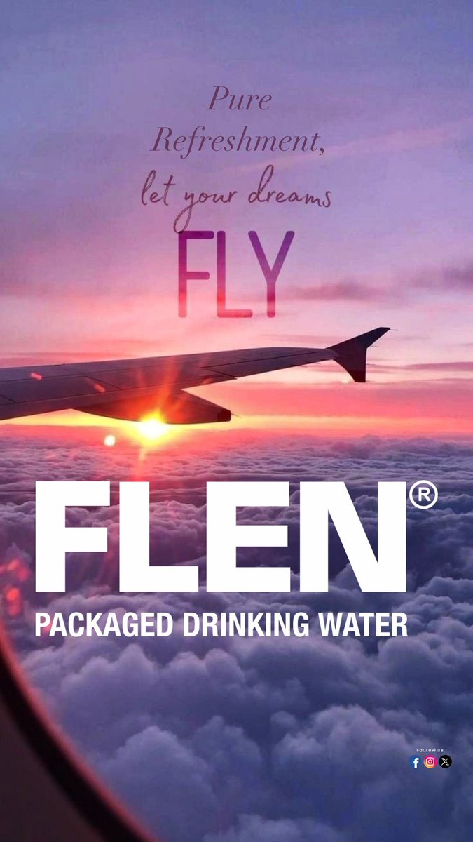 Elevate Your Dreams with Flen Waters in the Sky
.
.
.
#hindustanunited #flen #flenwater #premiumquality #premiumbrand #brandawareness #ChooseSmartly #hydratewithflen #inthesky #traveladdict #choosewisely #repost #FMCG #businessgrowth #trending2024 #hotseller