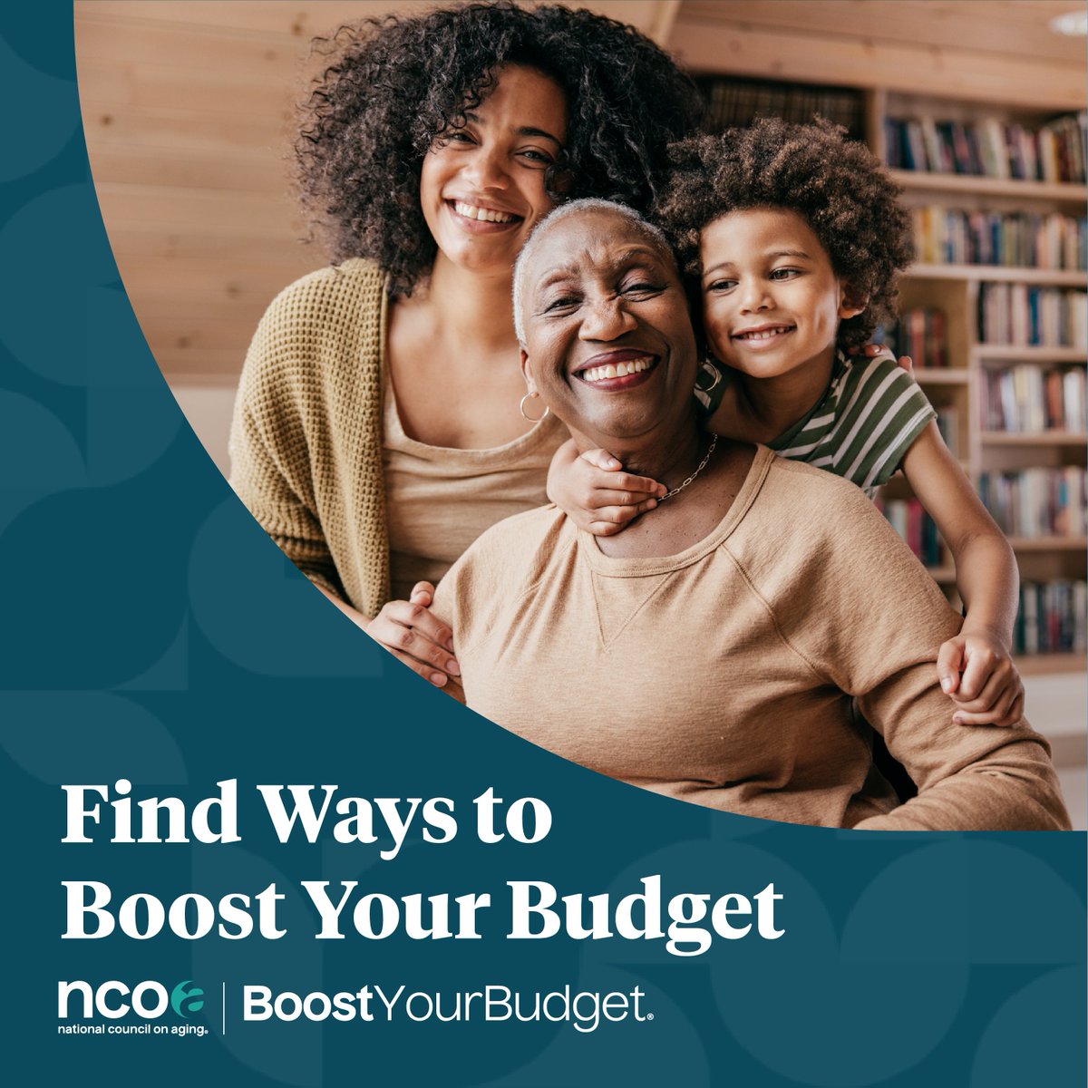 Finding financial stability can feel like a scramble. #BoostYourBudgetWeek is a good reminder that you can get a free, individualized look at benefits that help you afford necessities. ncoa.org/Boost @NCOAging
